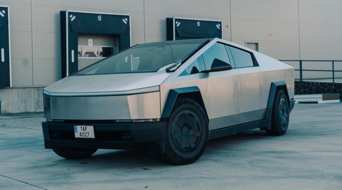 Cybertruck — přední pohled