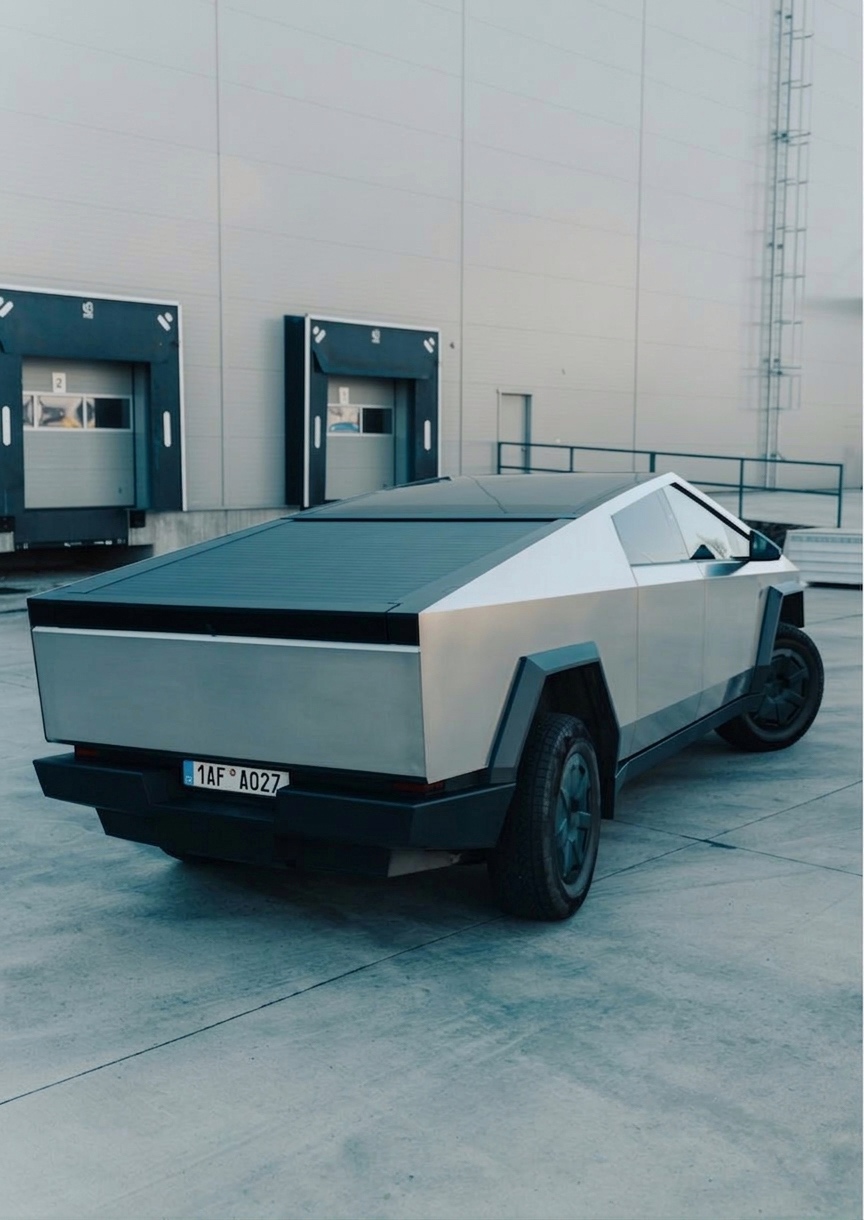 Cybertruck — zadní pohled
